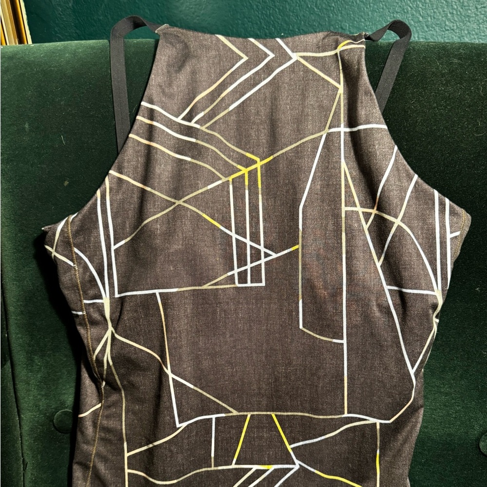 Prana Geometric Print Recycled Fiber Yoga Top with built in bra